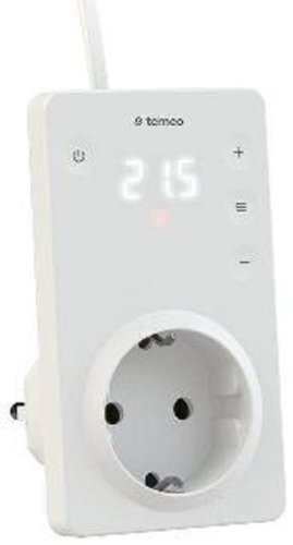 Реле температуры сенсорное розеточное Terneo SRZ wite с внешним датчиком t фото Реле температуры сенсорное розеточное Terneo SRZ wite с внешним датчиком t картинка